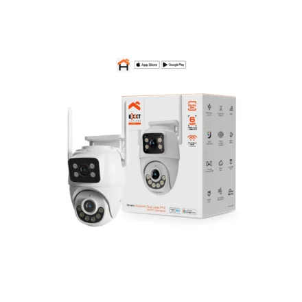 Cámara | Nexxt | NHC-OP30DL | Wi‑Fi PTZ doble lente 6MP IP65