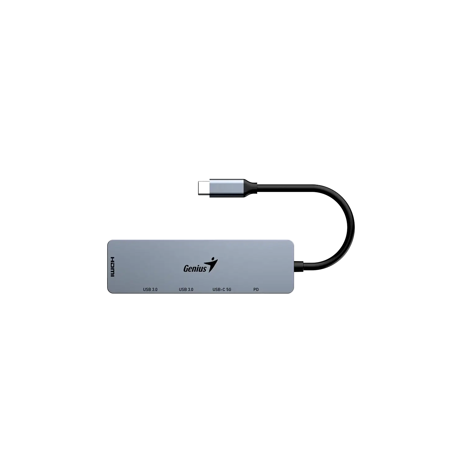 Hub USB 5 en 1 | Genius | UH-500 | HDMI 4K 60 Hz, PD 100 W, 5 Gbps - 3 Hub USB 5 en 1 | Genius | UH-500 | HDMI 4K 60 Hz, PD 100 W, 5 Gbps