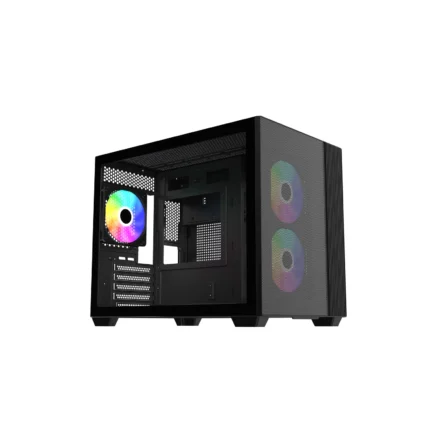 Gabinete | Cooler Master | Elite 461 Mini Tower Tempered Glass 3 Fans