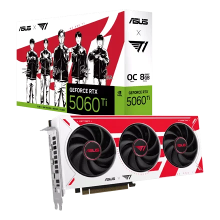 Placa de Video | ASUS | T1-RTX5060TI-O8G-GAMING | RTX 5060 Ti 8GB GDDR7