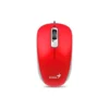Mouse | Genius | DX-110 | óptico USB 1200 DPI 3 botones rojo