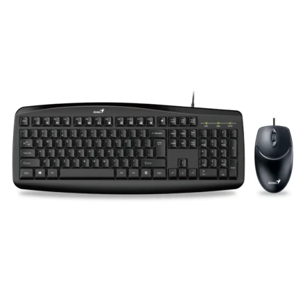 Teclado | Genius Smart KM-200 | combo USB con mouse y 12 teclas multimedia