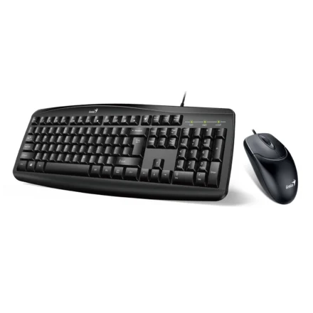 Teclado | Genius Smart KM-200 | combo USB con mouse y 12 teclas multimedia
