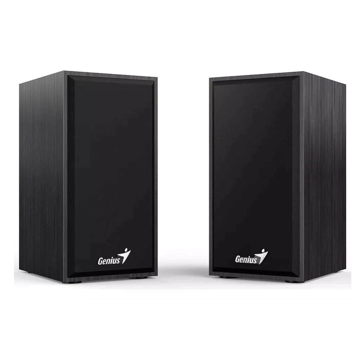 Parlantes USB 2.0 | Genius | SP-HF180 | madera, 6 W y entrada 3.5 mm - 2 Parlantes USB 2.0 | Genius | SP-HF180 | madera, 6 W y entrada 3.5 mm