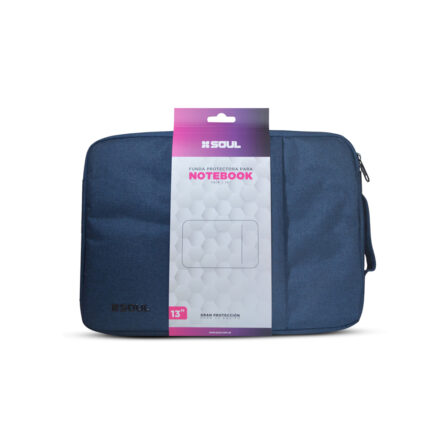 Funda | Soul | Trip para Notebook 15.6″ Azul Acolchonada 2 Bolsillos