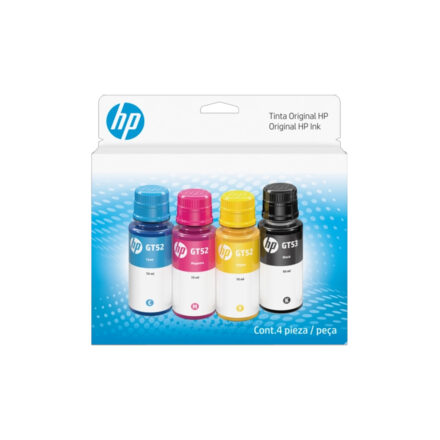 Kit de Tintas | HP | GT53 y GT52 | Pack de 4 Botellas Originales