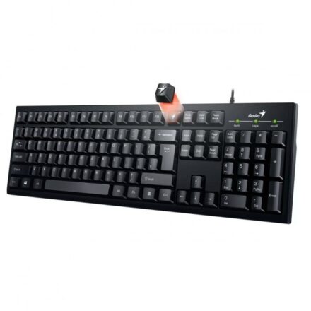 Teclado | Genius | KB-100 | USB multimedia resistente a derrames