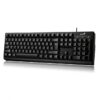 Teclado | Genius | KB-100 | USB multimedia resistente a derrames