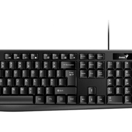 Teclado | Genius | KM-170 | combo USB multimedia full-size negro