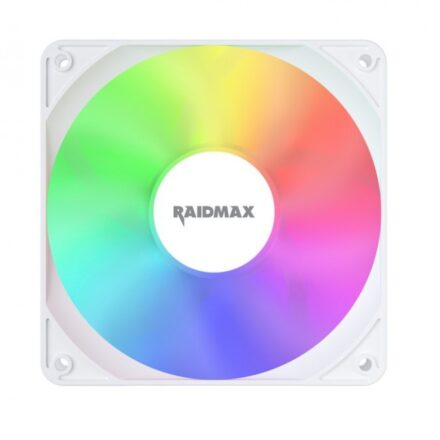 Cooler fan 120 mm | Raidmax | X-AIR PWM White | ARGB, PWM y 1800 RPM