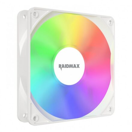 Cooler fan 120 mm | Raidmax | X-AIR PWM White | ARGB, PWM y 1800 RPM