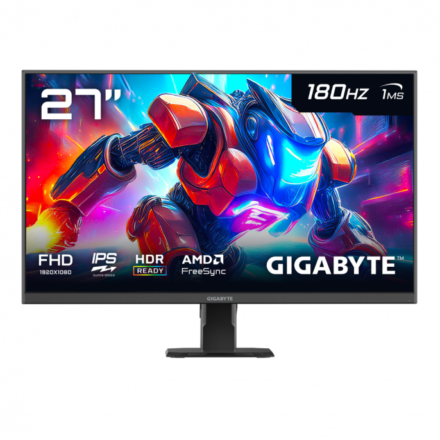Monitor Gamer | GIGABYTE | GS27FA SA | 27″ FHD IPS 180Hz 1ms