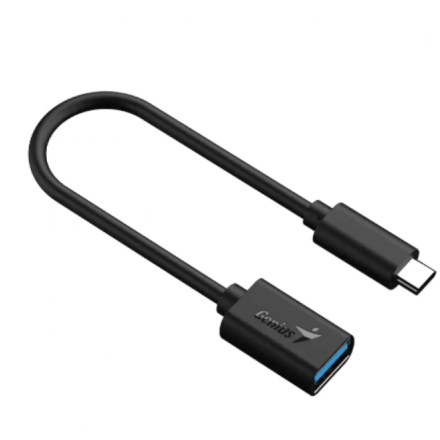 Adaptador USB-C a USB-A | Genius | ACC-C2AC | cable 21 cm negro Adaptador USB-C a USB-A | Genius | ACC-C2AC | cable 21 cm negro