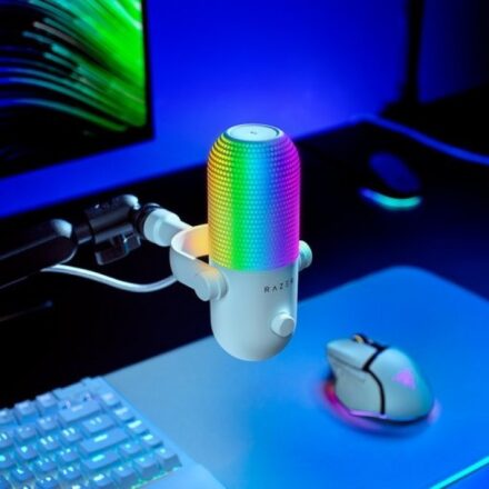Micrófono | Razer | Seiren V3 Chroma White | USB 24-bit/96 kHz