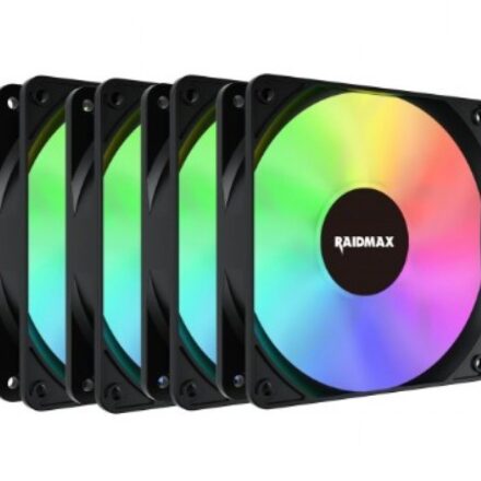 Coolers | Raidmax | X-AIR 4IN1 | pack x4 120 mm ARGB 5V black