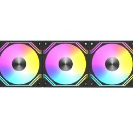 Kit de ventiladores | Raidmax | NV-MD120FBP3 | 3×120 mm ARGB PWM Black