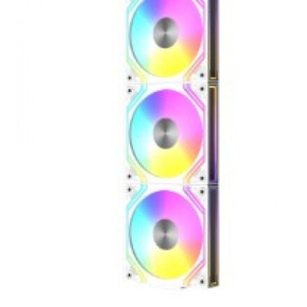 Kit ventiladores gabinete | Raidmax | NV-MD120FW3 | ARGB PWM White x3