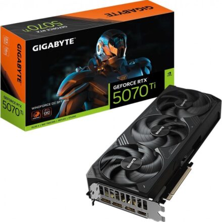 Placa de video | GIGABYTE | GV-N507TWF3OC-16GD | RTX 5070 Ti 16GB GDDR7 Placa de video | GIGABYTE | GV-N507TWF3OC-16GD | RTX 5070 Ti 16GB GDDR7