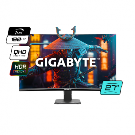 MONITOR GAMER GIGABYTE 27 GS27QCA SA (CURVO) MONITOR GAMER GIGABYTE 27 GS27QCA SA (CURVO)