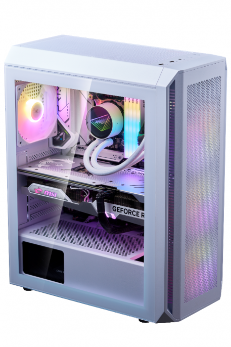 Gabinete | XPG | Valor Air Plus White | Mid-Tower con 4 fans ARGB Gabinete | XPG | Valor Air Plus White | Mid-Tower con 4 fans ARGB
