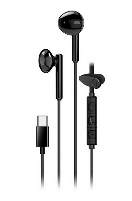 Auricular | Genius | HS-M366 | USB-C in-ear con micrófono negro - 2 Auricular | Genius | HS-M366 | USB-C in-ear con micrófono negro
