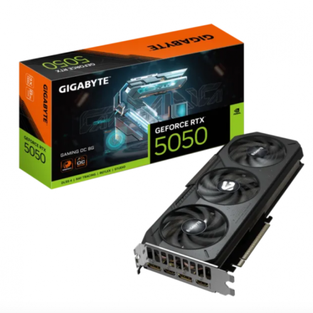 PC | Gigabyte | RTX 5050 GAMING OC 8G | 8 GB GDDR6 PCI-E 5.0