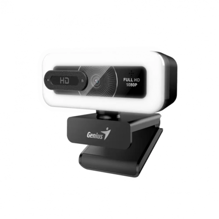 Webcam | Genius | FaceCam LIGHT | Full HD 1080p, aro de luz y micrófono