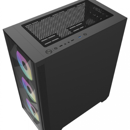 GABINETE GAMER RAIDMAX VECTOR V217 BLACK ARGB TG