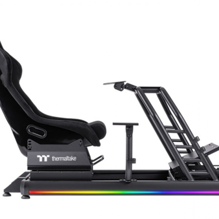 Cockpit simulador racing | Thermaltake | GR500 | RGB y ajustes
