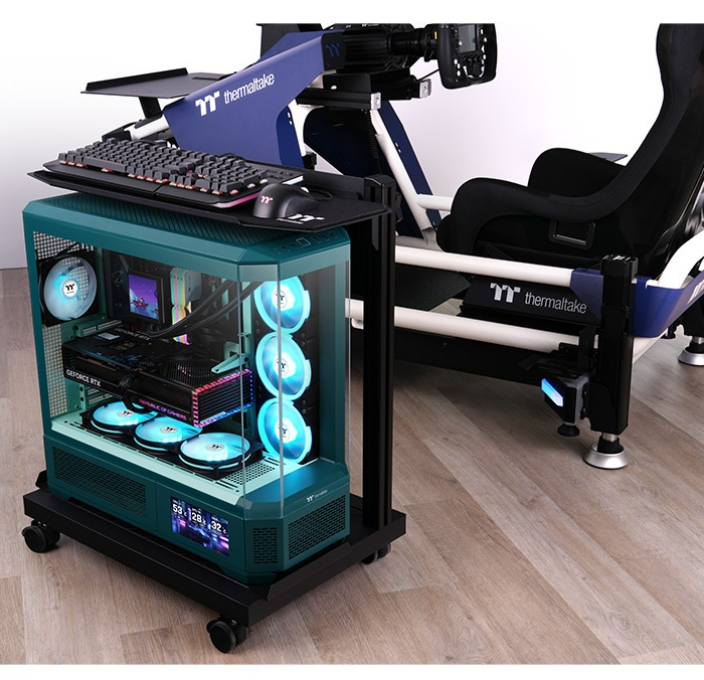 Soporte de pie para PC | Thermaltake | GRA-TTG-PSLXBB-01 | acero reforzado - 2 Soporte de pie para PC | Thermaltake | GRA-TTG-PSLXBB-01 | acero reforzado