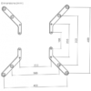Extensor de Montaje VESA | INTELAID | IT-ETV34 | 300x300 y 400x400