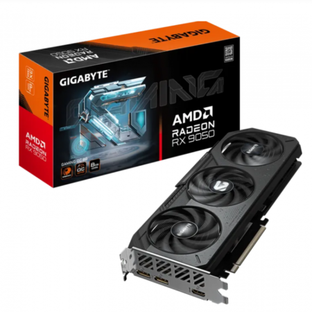 Placa de Video | GIGABYTE | Radeon RX 9050 GAMING OC 8G 8GB GDDR6