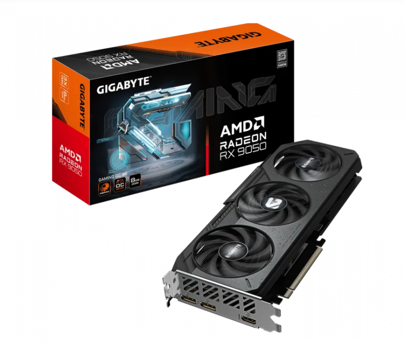 Placa de Video | GIGABYTE | Radeon RX 9050 GAMING OC 8G 8GB GDDR6 Placa de Video | GIGABYTE | Radeon RX 9050 GAMING OC 8G 8GB GDDR6