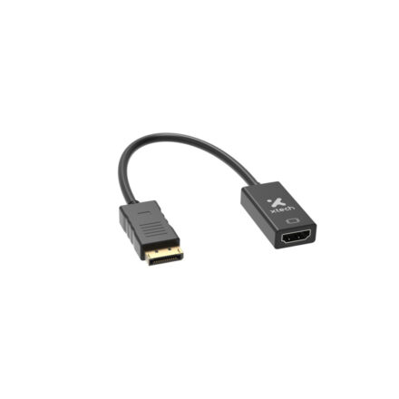 Adaptador | Xtech | XTC-378 | DisplayPort Macho a HDMI Hembra 4K