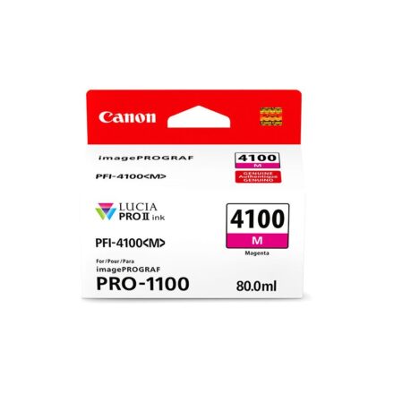 Tinta pigmentada | Canon | PFI-4100 Magenta 80 ml LUCIA PRO II Tinta pigmentada | Canon | PFI-4100 Magenta 80 ml LUCIA PRO II
