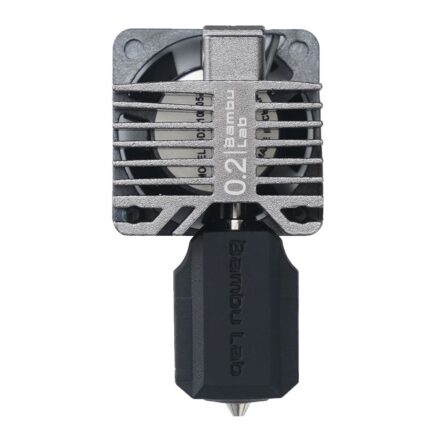 BAMBULAB P1P,P1S Complete hotend assembly with hardened steel nozzle -0.2mm