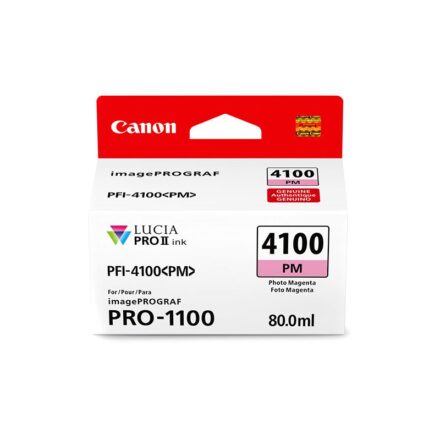 Tanque de tinta | Canon | PFI-4100 Photo Magenta 80 ml LUCIA PRO II Tanque de tinta | Canon | PFI-4100 Photo Magenta 80 ml LUCIA PRO II