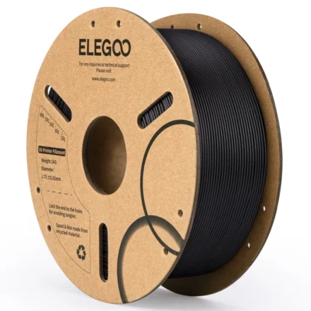 FILAMENTO ELEGOO PLA – FIBRA CARBONO -1.75mm-1KG- NEGRO FILAMENTO ELEGOO PLA – FIBRA CARBONO -1.75mm-1KG- NEGRO