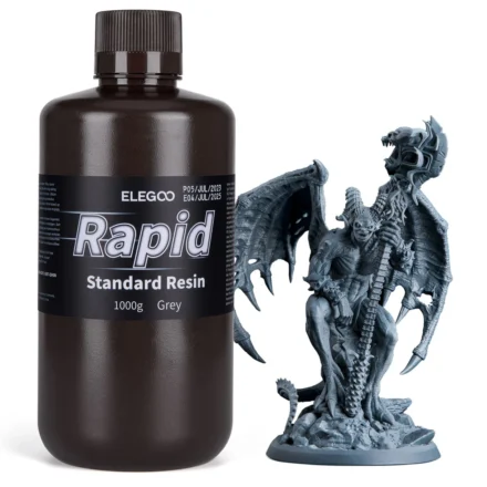 RESINA ESTANDAR RAPIDA ELEGOO 1 KG GRIS
