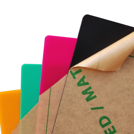 Acrylic board combination package_ 300× 300 × 3mm, frosted four color acrylic boards