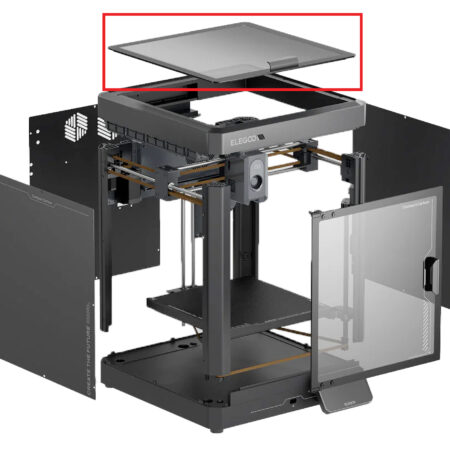 Tapa superior de vidrio | Elegoo | Centauri Carbon | vidrio templado
