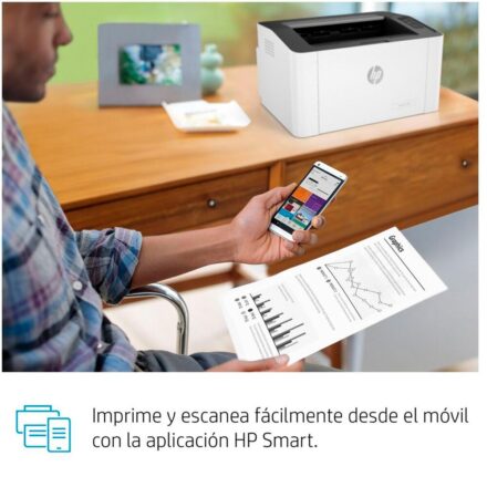 Impresora Láser Hp 107W 4ZB78A Monocromática