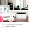 impresora láser hp 107w 4zb78a monocromática