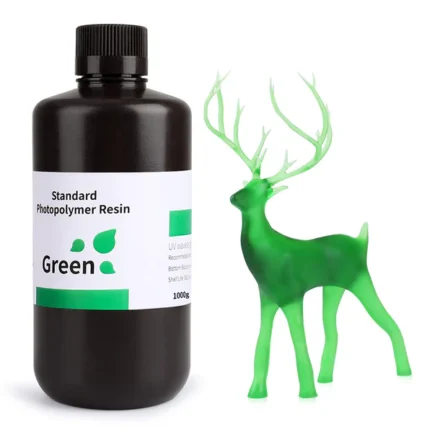 RESINA ELEGOO ESTANDAR 1 KG VERDE TRANSPARENTE