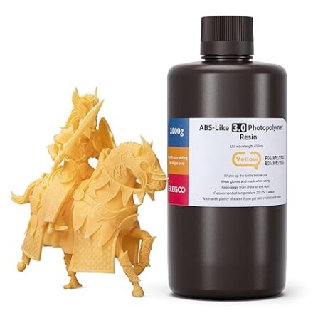 RESINA ELEGOO TIPO ABS 1 KG AMARILLO