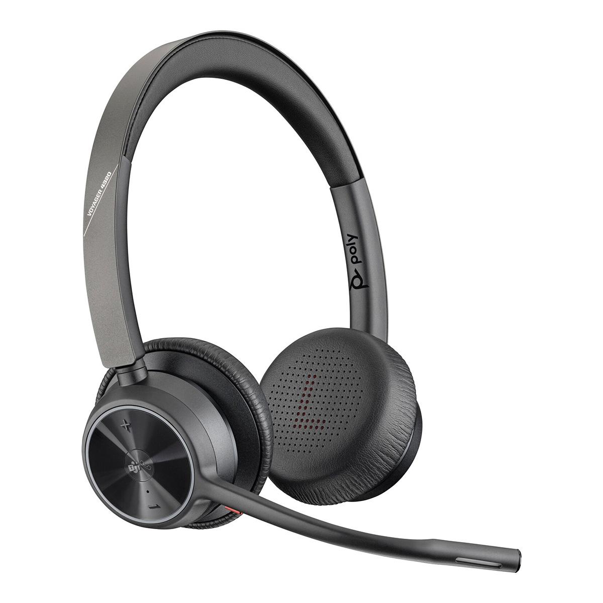 auricular con micrófono poly voyager 4320 + bt dongle 77y98aa auricular con micrófono poly voyager 4320 + bt dongle 77y98aa