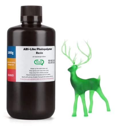 RESINA ELEGOO TIPO ABS 1 KG VERDE