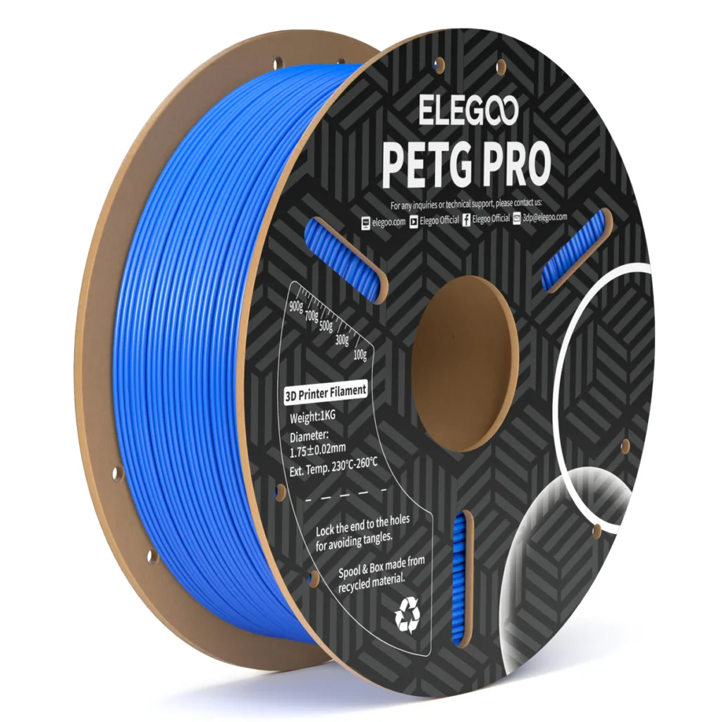 Filamento 3D | Elegoo | PETG Pro 1.75 mm 1 kg Light Blue ±0.02 mm