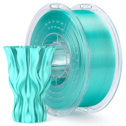 FILAMENTO ELEGOO SILK PLA -1.75mm-1KG- VERDE MENTA FILAMENTO ELEGOO SILK PLA -1.75mm-1KG- VERDE MENTA