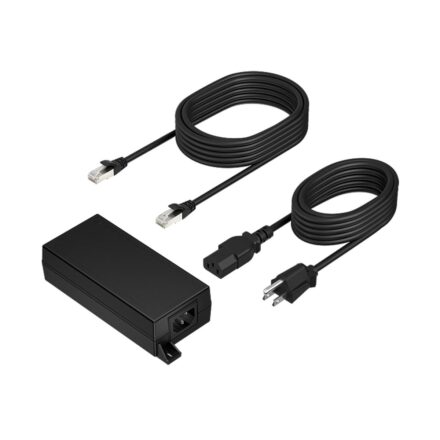 cable adaptador poly poe++ 65w 2.5g adapter with 3.66m cat6a cable and power cord b5nh6aa